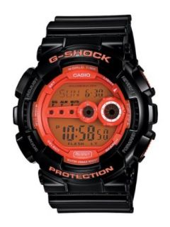 Casio Men's GD100HC 1 G Shock Black and orange Multi Function Digital Watch Casio G Shock Watches