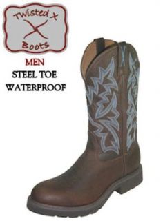 Twisted X Boots Western Cowboy Waterproof Steel Toe MSCW001 Shoes