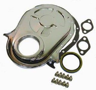 Chrome BBC Chevy 396 454 Timing Chain Cover Kit Automotive