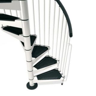Arke Civik 63 in. White Spiral Staircase Kit K03006