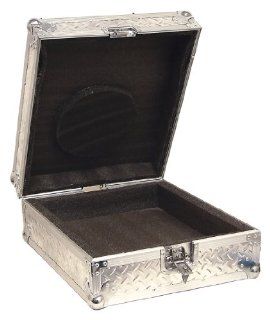 Electrovision Full Flight Turntable Case, Silver Musical Instruments