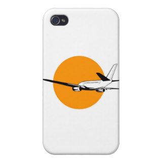 jumbo jet plane airplane aircraft flying flight cases for iPhone 4