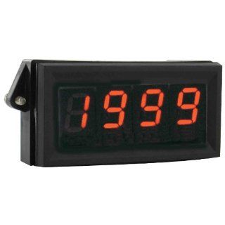 Dwyer LCD Digital Panel Meter, DPMA 401, 3 1/2 Digits, F, C, %RH, psi, Current Input, Amber Indicator Lights