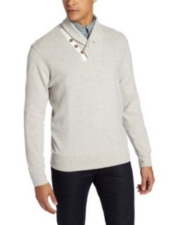 Scott James Men's Dai Long Sleeve Shawl Collar Sweatshirt at  Mens Clothing store