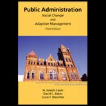 Public Administration  Social Change and Adaptive Management