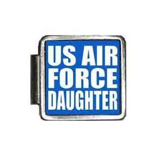 US Air Force Daughter Italian Charm Bracelet Jewelry Link A10428 Jewelry