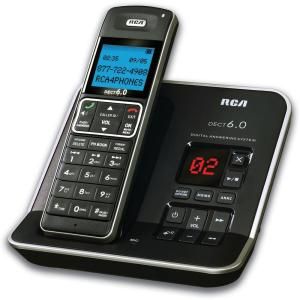 RCA DECT 6.0 Digital Cordless Phone with Answering System RCA 2112 1BSGA