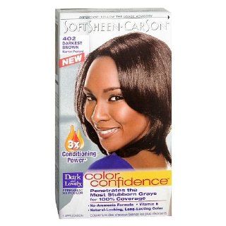 Dark and Lovely Permanent Haircolor, 402 Darkest Brown 1 kit Health & Personal Care