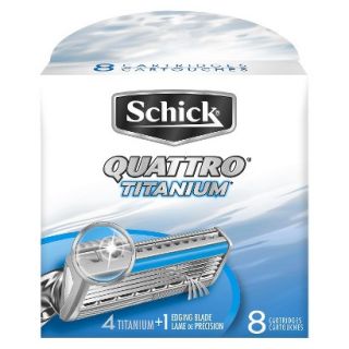 Schick Quattro Titanium Refill   8 count