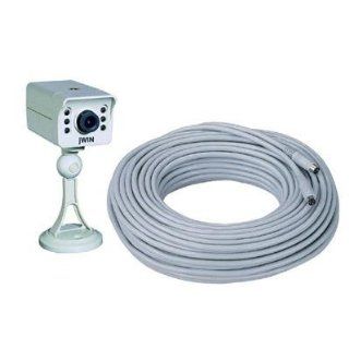 Jwin JV AC51 B/W Infrared Camera for CCTV with 60 foot Cable  Surveillance Camera Cables  Camera & Photo