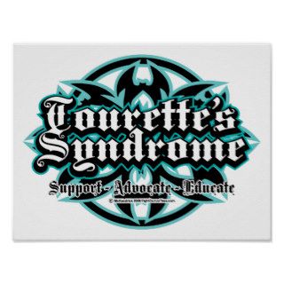Tourette's Syndrome Tribal Poster
