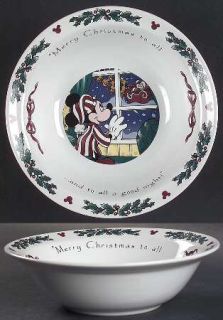 Disney Twas The Night Before Christmas Rim Cereal Bowl, Fine China Dinnerware  