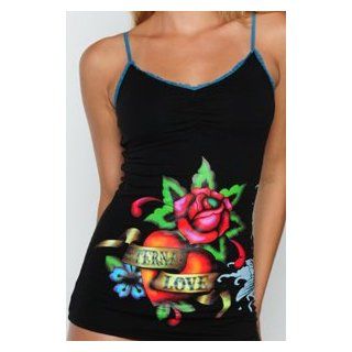 Ed Hardy Holiday Eternal Love Camisole 3016 CBE (AS SHOWN, S)
