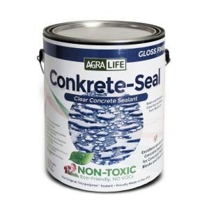 TriCoPolymer VOC Free Non Toxic 1 gal. Clear Satin ConKrete Seal CK128