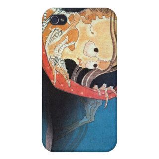幽霊, 北斎 Ghost, Hokusai, Ukiyoe iPhone 4 Cover