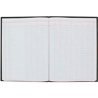 Wilson Jones 12 column 80 page Black cover Paper Record Book (7 inches x 9 inches) Wilson Jones Notepads