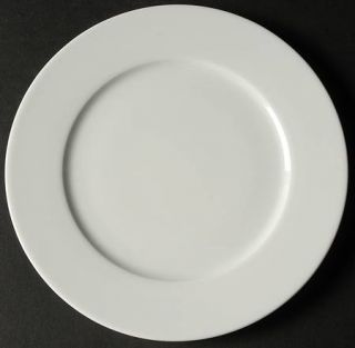 Villeroy & Boch Switch 1 Salad Plate, Fine China Dinnerware   All White, Rim, Sm