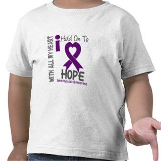 Fibromyalgia I Hold On To Hope T shirts