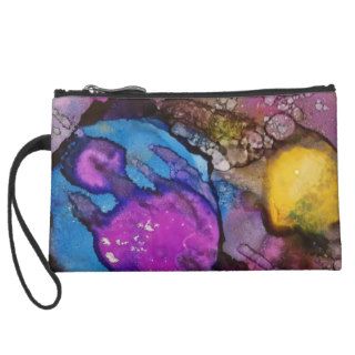 Beautiful Clutch Purse for the Artist in us All  Wristlet Clutch