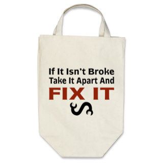 Twisted Wrench   FIX IT Tote Bag