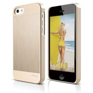 elago S5C Outfit Morph MX Aluminum and Polycarbonate Dual Case for the iPhone 5C   eco friendly Retail Packaging (Gold / Gold) Cell Phones & Accessories