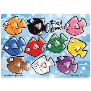 Melissa & Doug Fish Colors Mix n Match Peg Puzzle Melissa & Doug Other Game Tables