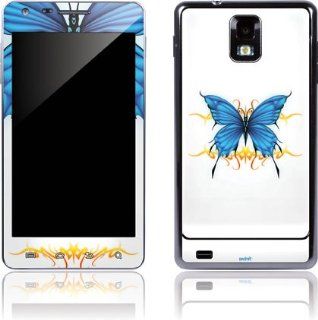 Butterfly   Blue and White Butterfly   samsung Infuse 4G   Skinit Skin Cell Phones & Accessories