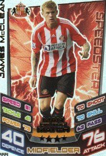 Match Attax 2012/2013 Man of the Match   444 Sunderland JAMES McCLEAN [Toy] Toys & Games
