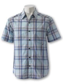 KAVU Men's Rickyroo Short Sleeve Button Up Shirt, Marine Blue, X Small  Button Down Shirts  Sports & Outdoors