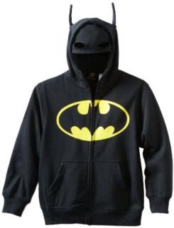 Warner Bros. Boys 8 20 Batman Character Hoodie, Black, Medium Clothing