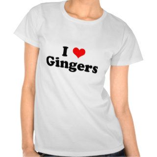 I Heart Gingers Tshirt