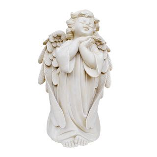 Wishing Angel 18 inch Statue Garden Accents