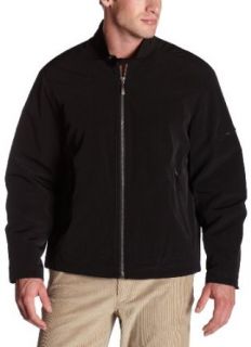 Claiborne by John Bartlett Men's Poly Tech Motocross Jacket, Black, Medium at  Mens Clothing store Outerwear