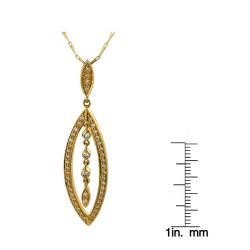 Beverly Hills Charm 14k Yellow Gold 1/2ct TDW Diamond Necklace (H I, I2) Beverly Hills Charm Diamond Necklaces