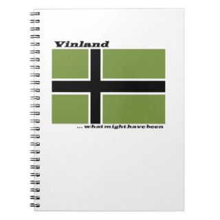 Vinland Flag   What Might Have Been Spiral Notebook