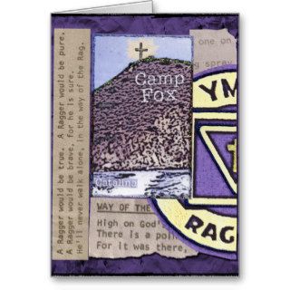 Raggers Lyrics and Bibles Peak Catalina Island Card