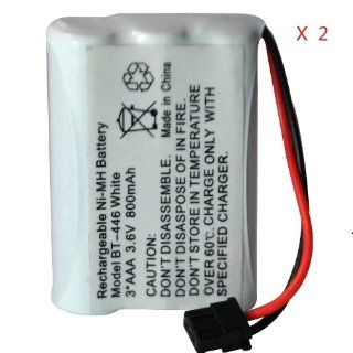 Pack of 2 Battery for Uniden BT 446 BT 1005 DCT646 Electronics