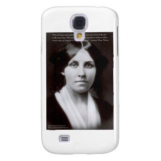 Louisa May Alcott & "Purpose/Dream" Quote Gifts Samsung Galaxy S4 Cover