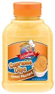Woeber'Supreme Dips Honey Mustard   10oz.(Pack of 12)  Mustard Spices And Herbs  Grocery & Gourmet Food