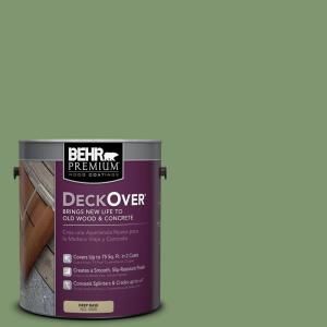 BEHR Premium DeckOver 1 gal. #SC 132 Sea Foam Wood and Concrete Paint 500001