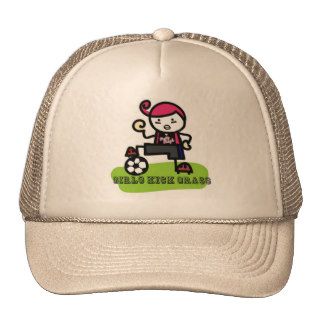 Girls Kick Grass Trucker Hat