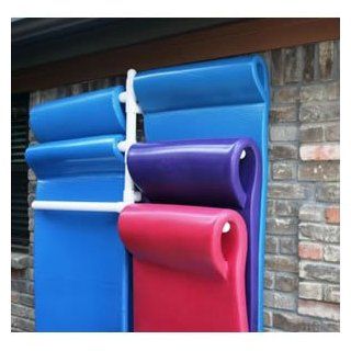 Float Storage 6 Hanging Pool Float Rack   White Sports & Outdoors