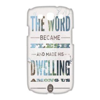 Custom Bible Verse 3D Cover Case for Samsung Galaxy S3 III i9300 LSM 448 Cell Phones & Accessories