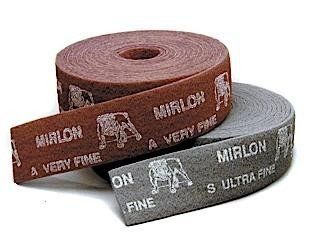 18 573 448, Mirka Mirlon 4 in. x 33 Ultra Fine Scuff Roll (Gray), Qty. 1   Multitools  