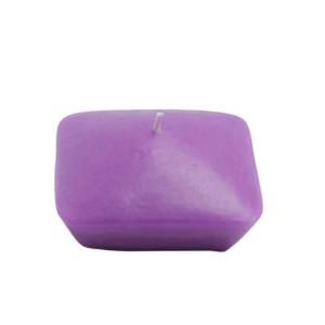 Zest Candle 3 in. Purple Square Floating Candles (6 Box) CFZ 149