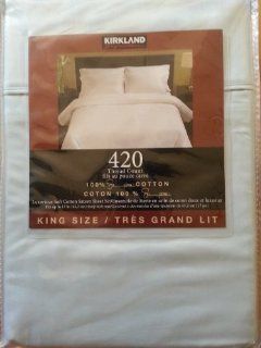 Kirkland Signature 420 Thread Count Sheet Set   King Size  