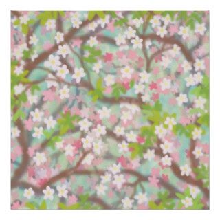 Spring Cherry Blossoms Poster