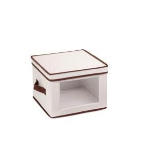 Honey Can Do Natural Canvas Small Window Storage Box SFT 02062
