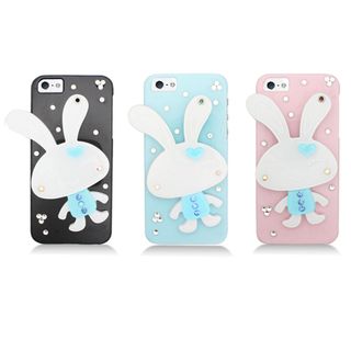 Apple iPhone 5 Sparkling Bunny Compact Mirror Designer Case Cases & Holders