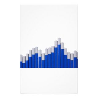 Pencil chart personalized stationery